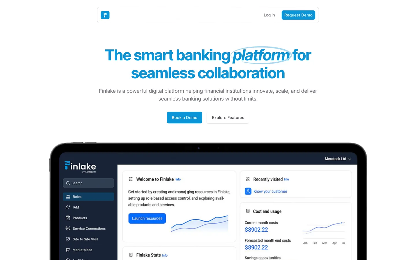 Finlake website